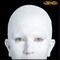 Bald Cap White Ghost Mime Latex Professional Sculptured Cap Tinsley Transfers